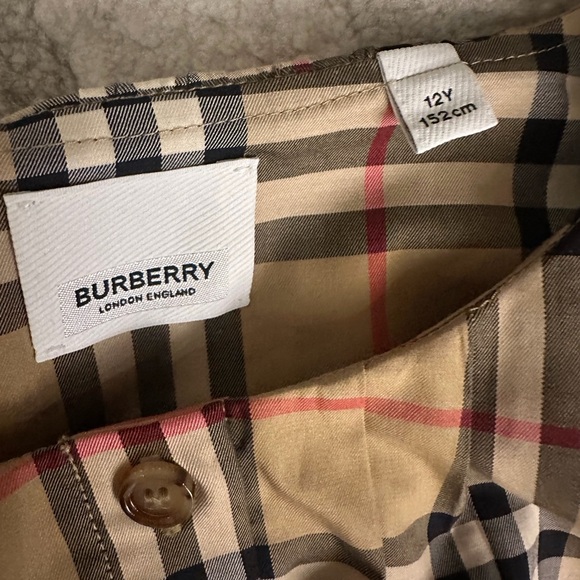 Burberry Girl's Sheryl Check-Print Blouse - Picture 5 of 7